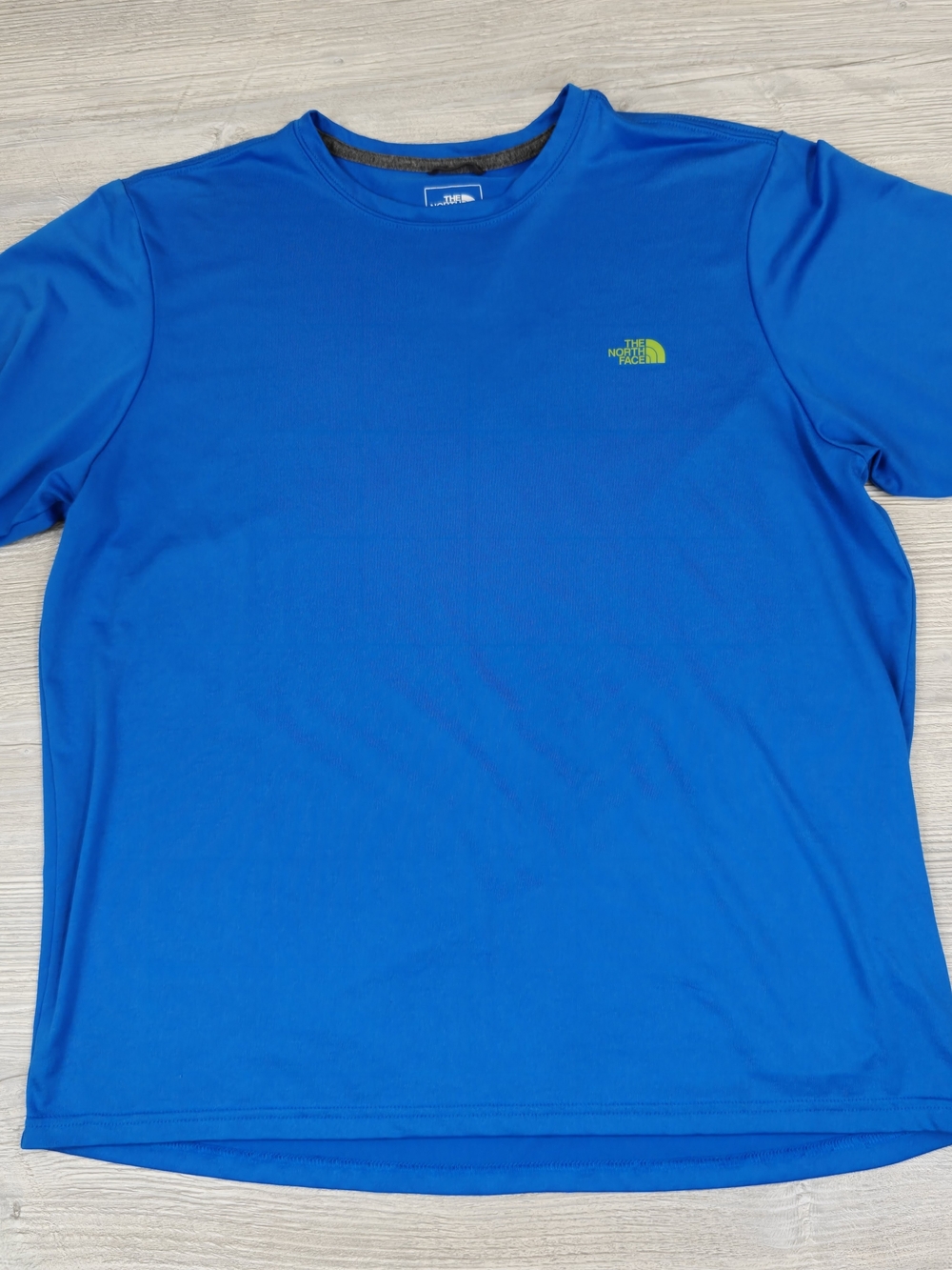 Men's The North Face Athletic Performance T-Shirt Blue Size Large Short Sleeve